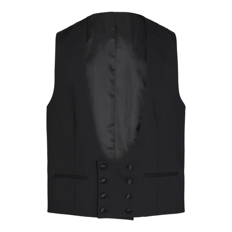 Elegant sort kjole med vest fra Sunwill – Begrænset tilbud!