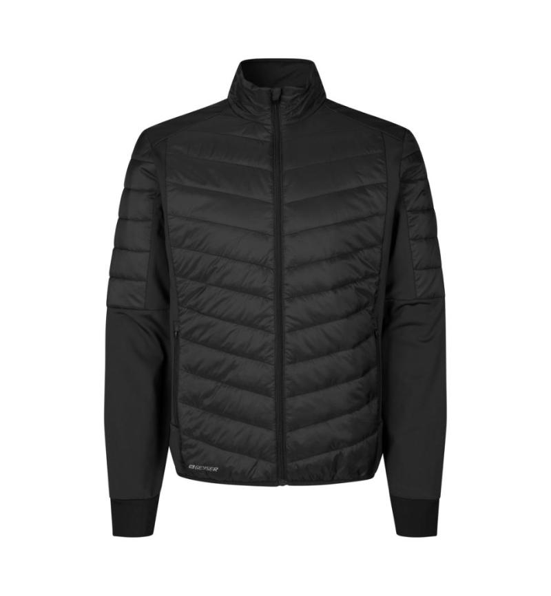 Hybrid Jakke Sort 3x Large fra Geyser