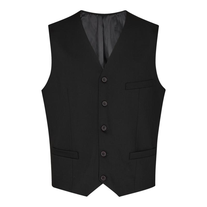 Ekstra lang sort vest fra Sunwill - Hurtig levering!