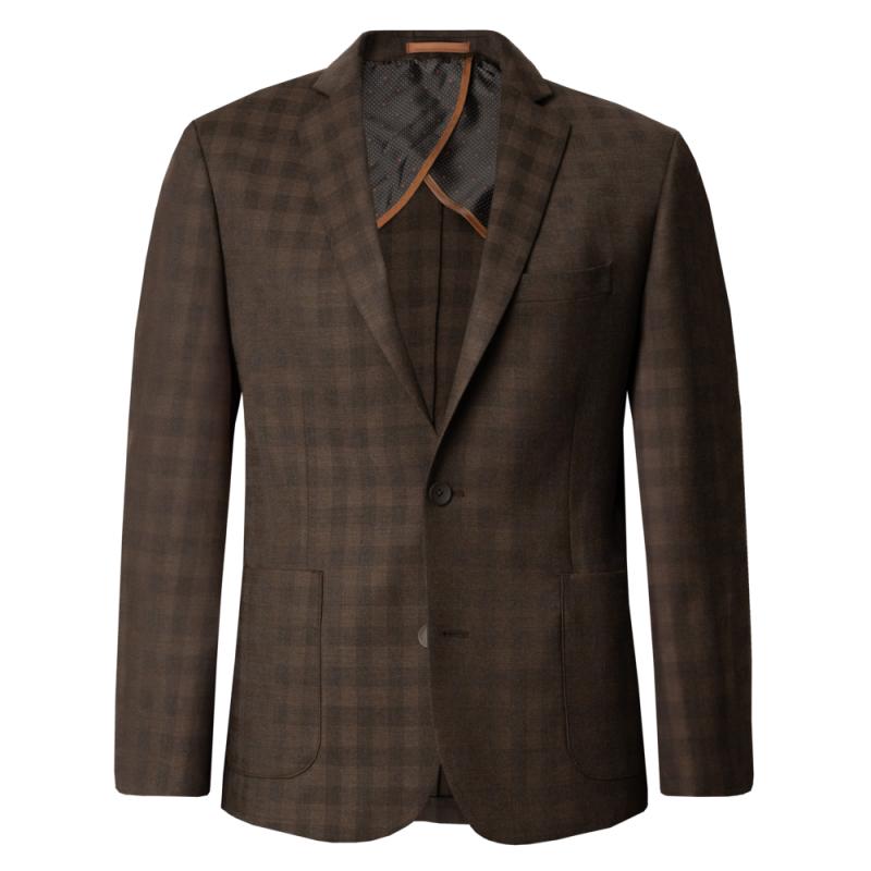Blazer Modern Fit 234200 8407 305 Dark Brown 56 Normal fra Sunwill