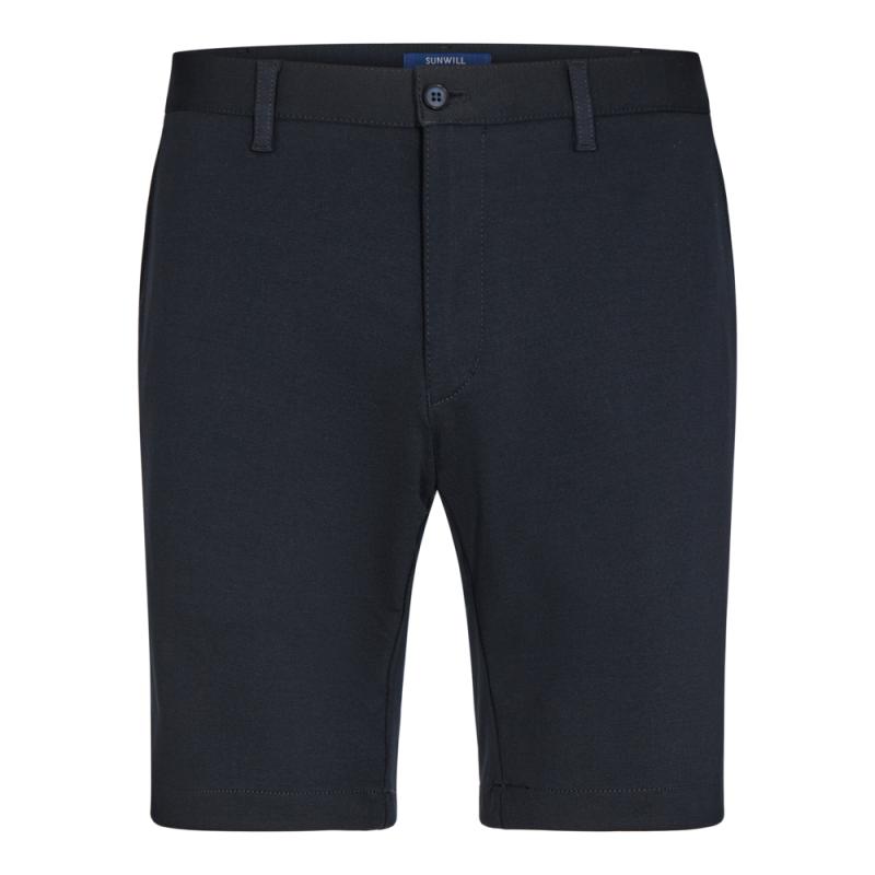 Ekstreme Fleksible Shorts i Mørk Navy – Komfortabel Slim Fit