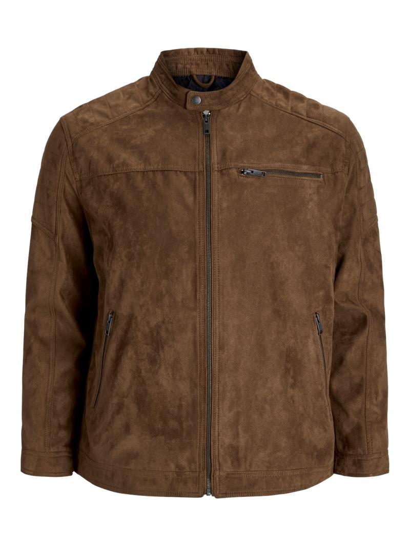 Cognacfarvet Plus Size Jakke fra Jack & Jones