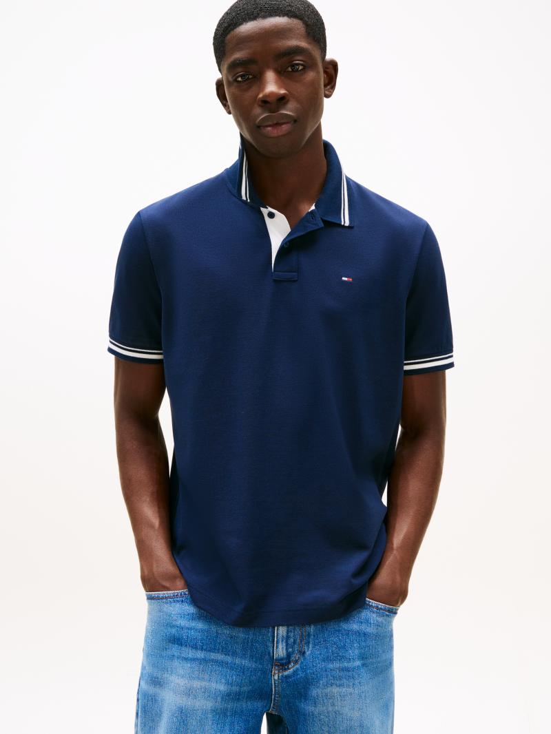 Tommy Hilfiger Polo T-shirt i mørk navy - Hurtig levering!