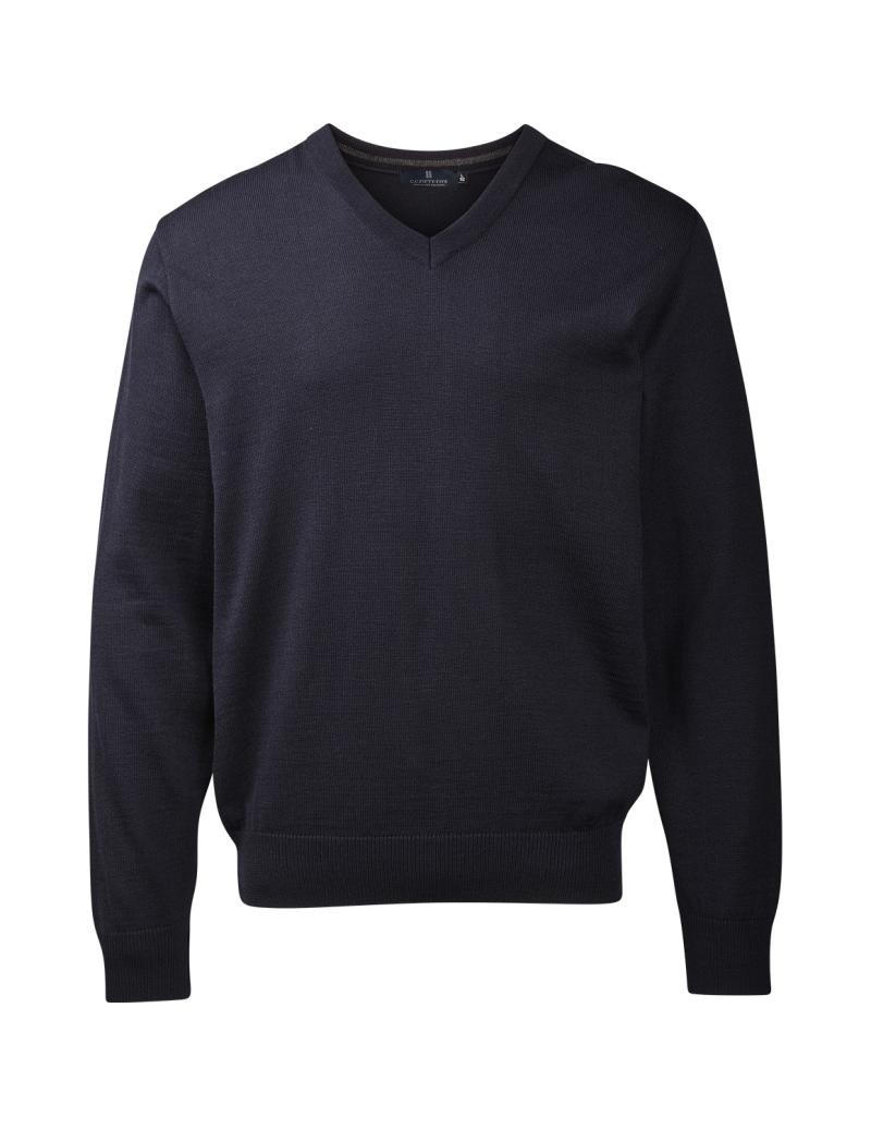 Corporate Helsinki V-Hals Pullover fra Clipper - Udsalg!