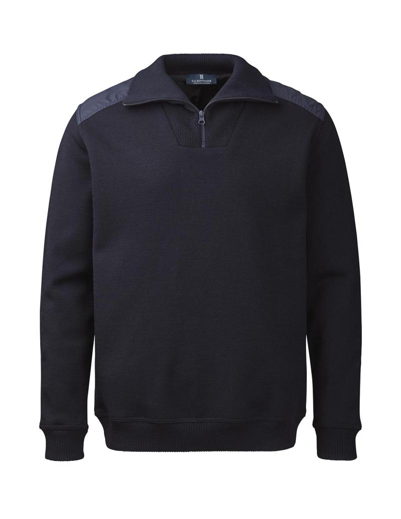 Corporate Bremen Windbreaker 1/4 Zip - Sort Kvalitet!