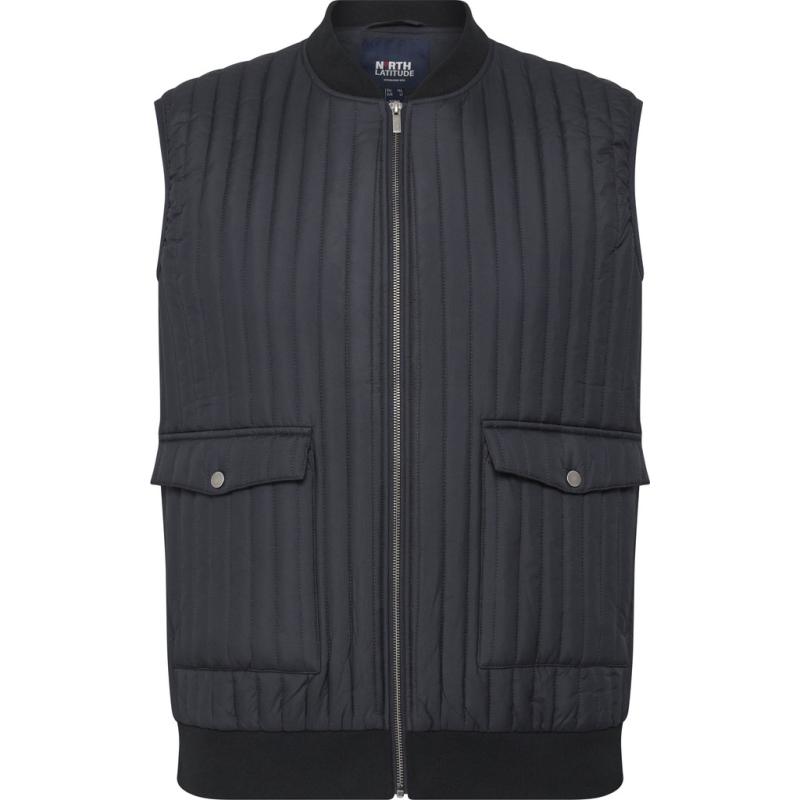 Latitude Vest i Sort fra North – Stilfuld og Rummelig!