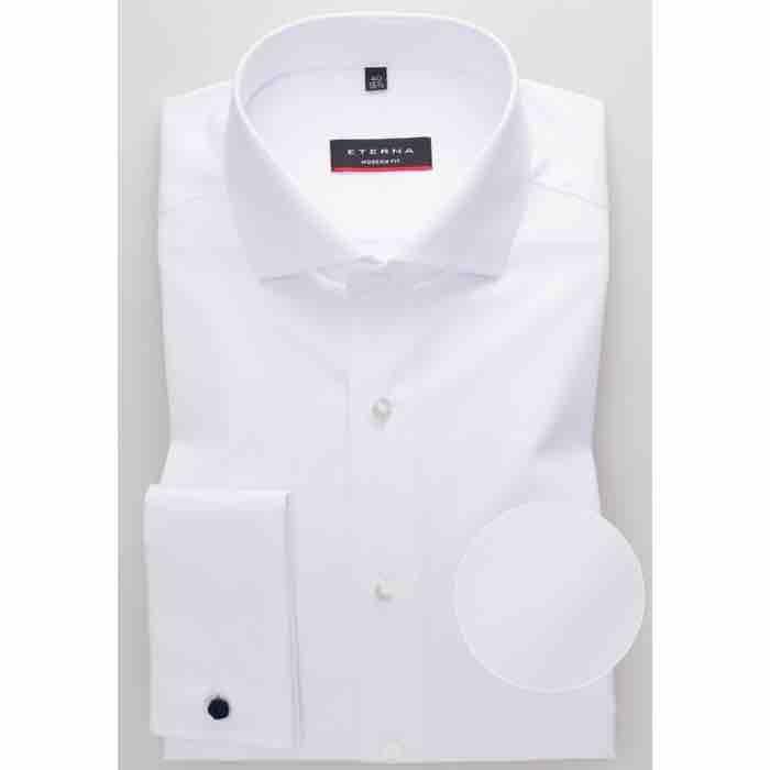 Dobbelt Manchet Skjorte Modernt Fit 8817 X48v 00 39 M fra Eterna