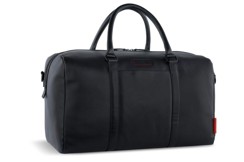 Rejsetaske Clark Black fra Bugatti - Eksklusiv Lædertaske