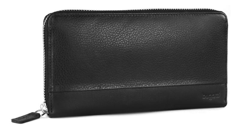 Bugatti Atlanta Black Pung – Elegant Læder til Mænd