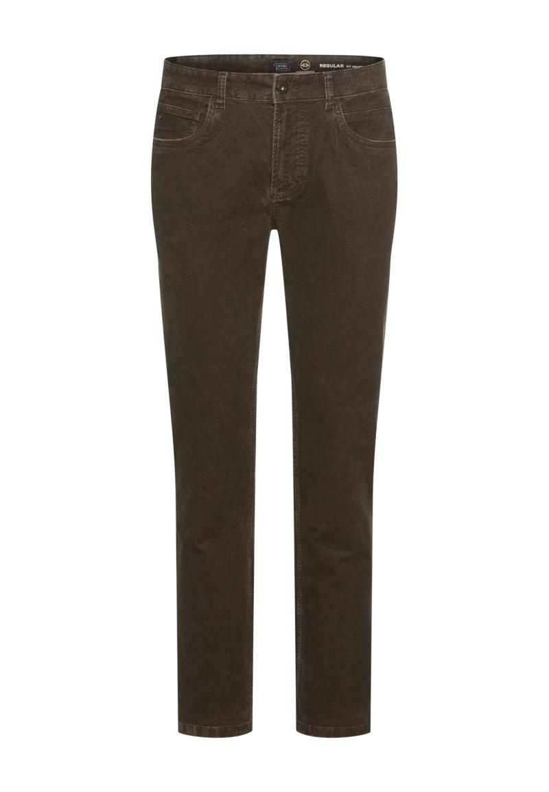 Mørkebrune lærredsbukser fra Camel Active - Houston model