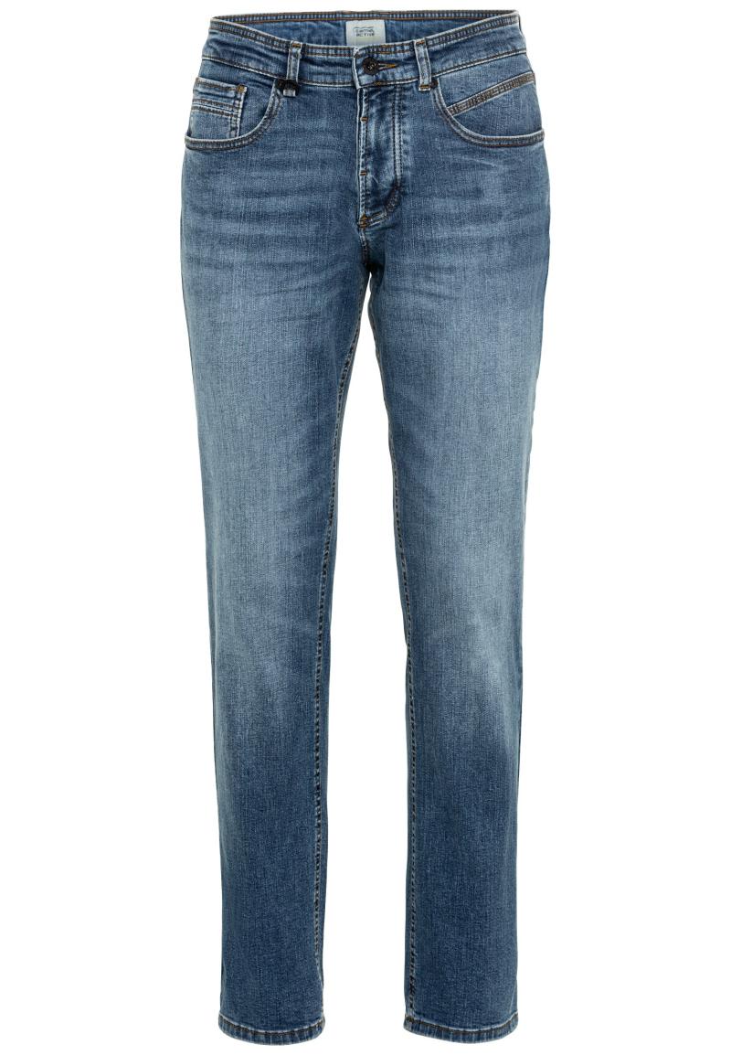 Woodstock Relaxed Fit Jeans i Ocean Blue fra Camel Active