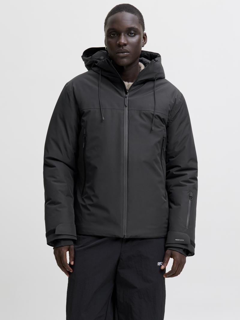 Jack & Jones Tekniske Jakke i Sort - Hurtig Levering!