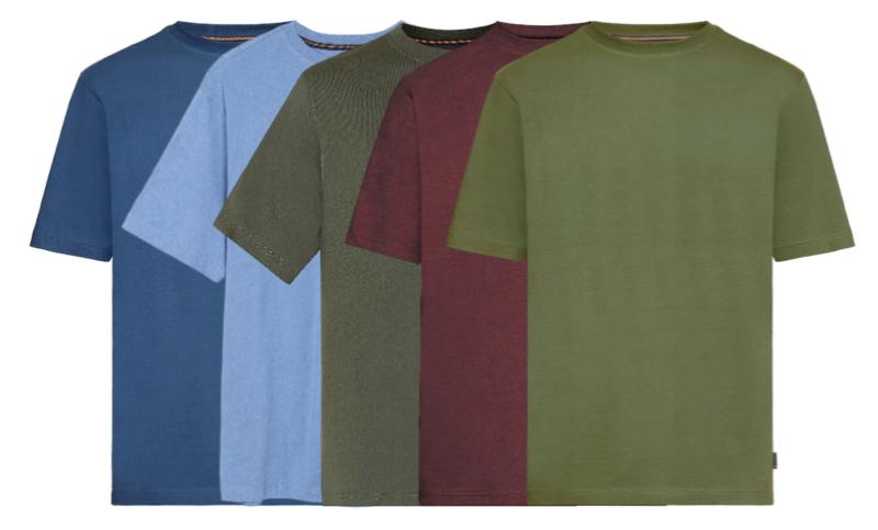 5 Pak T Shirt Eddy Organic Medium fra Signal