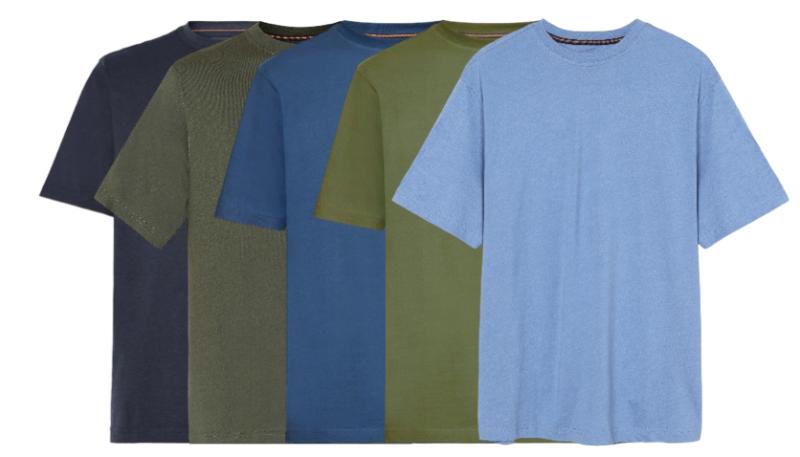 5 Pak T Shirt Eddy Organic Medium fra Signal