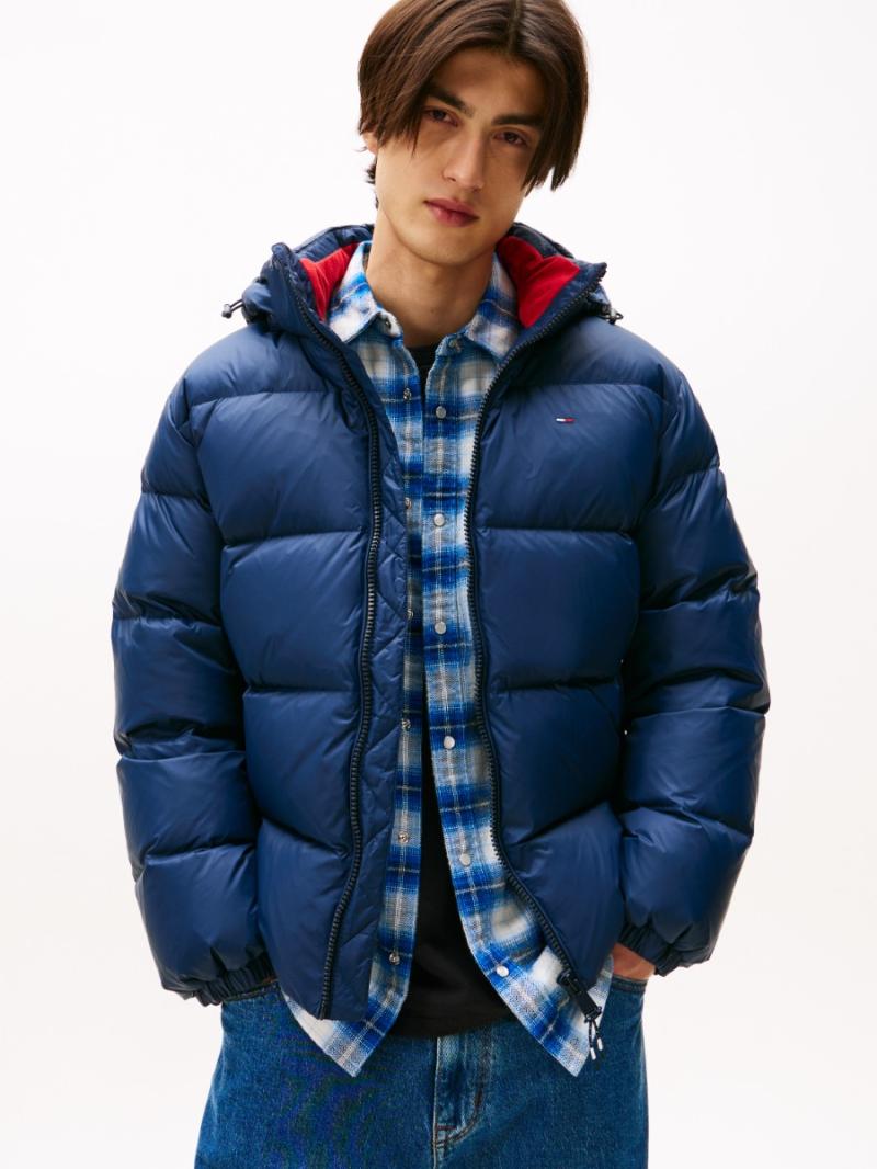 Tommy Hilfiger Vinterjakke i Navy - Hurtig levering!