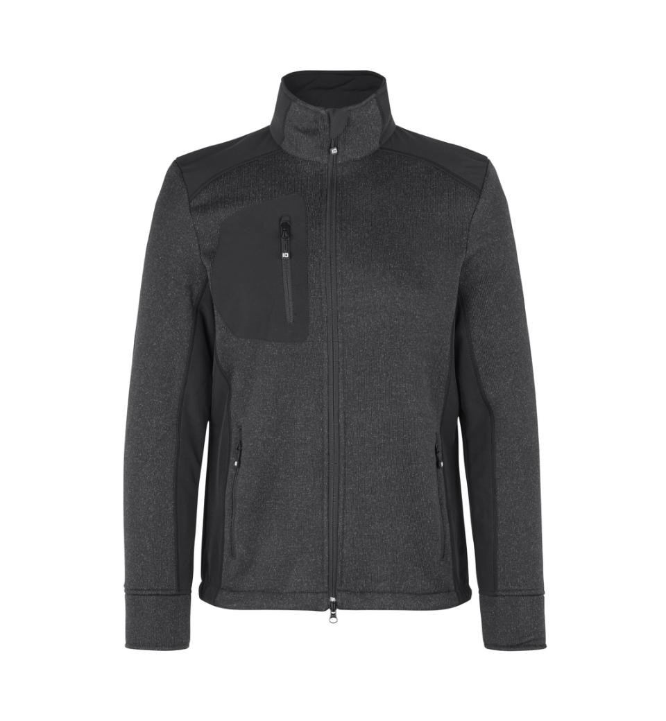 ID Fleece Jakke 0850 i Grafit Melange til Mænd
