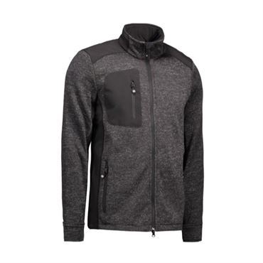 Id Fleece Jakke 0850 Grafit Melange Large fra Id Identity