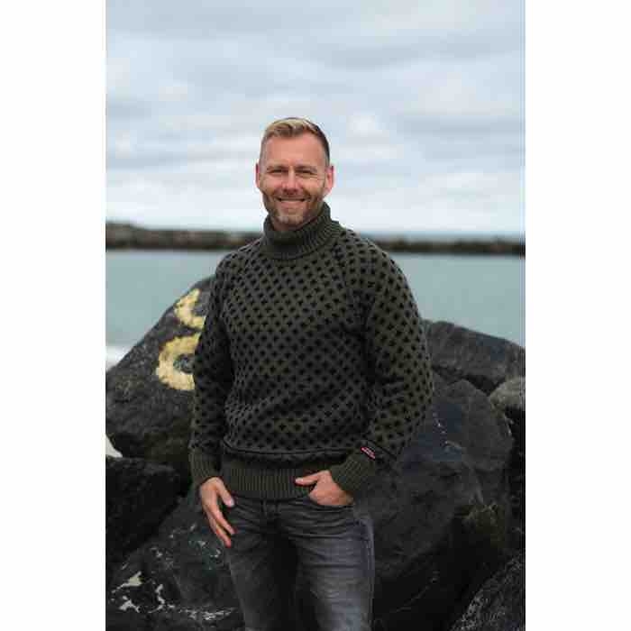 Islandsk Uld Sweater fra Wool Of Scandinavia - Kvalitet!