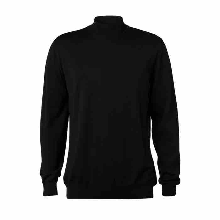 Milan Turtleneck Pullover 50103 i Sort fra Clipper