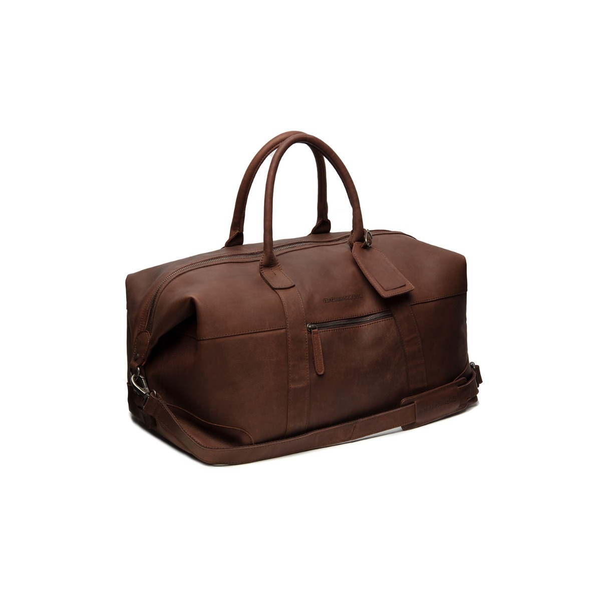 Portsmouth Weekend Bag i brunt læder - Fantastisk tilbud!