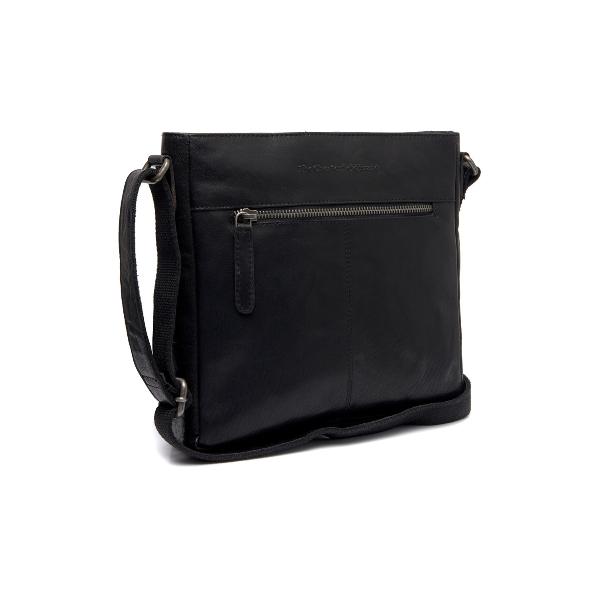 Chesterfield Jonna Skuldertaske i Sort Læder