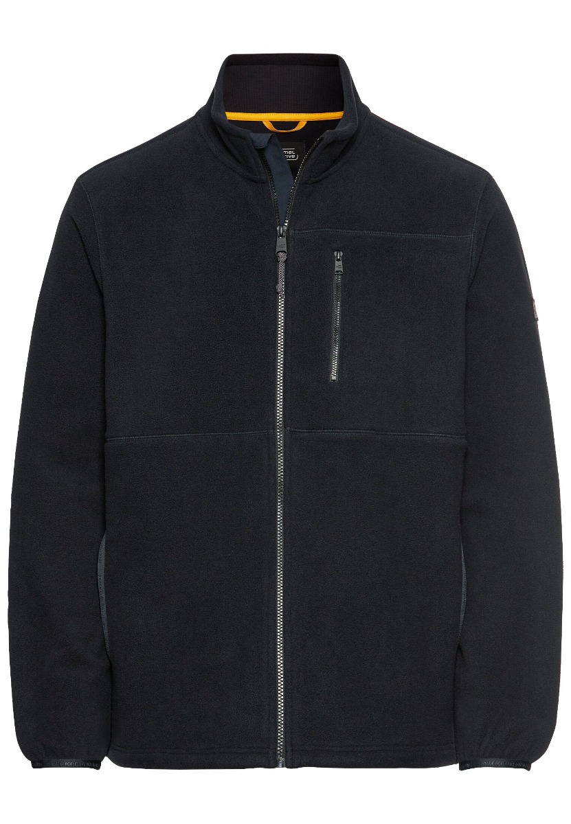 Camel Active Fleece Jakke i Mørk Marineblå - Hurtig Levering!