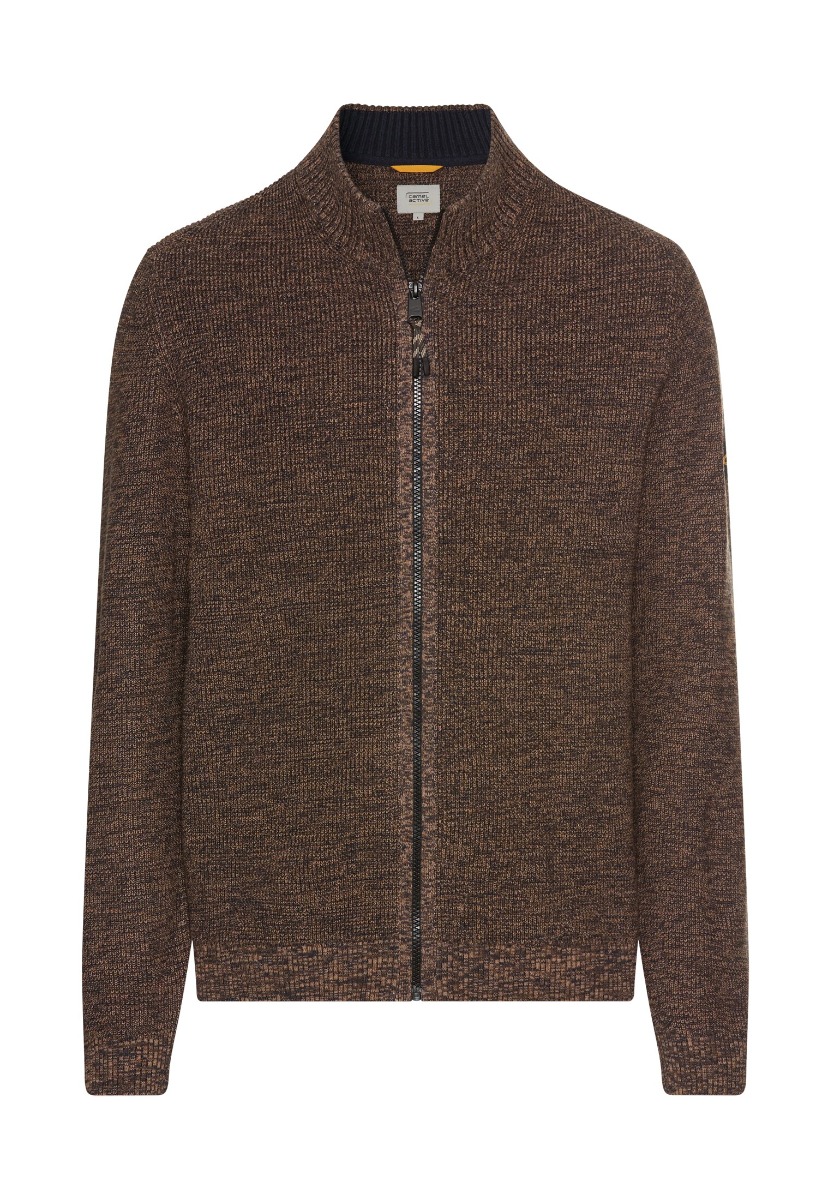 Mørkebrun cardigan fra Camel Active – Hurtig levering!