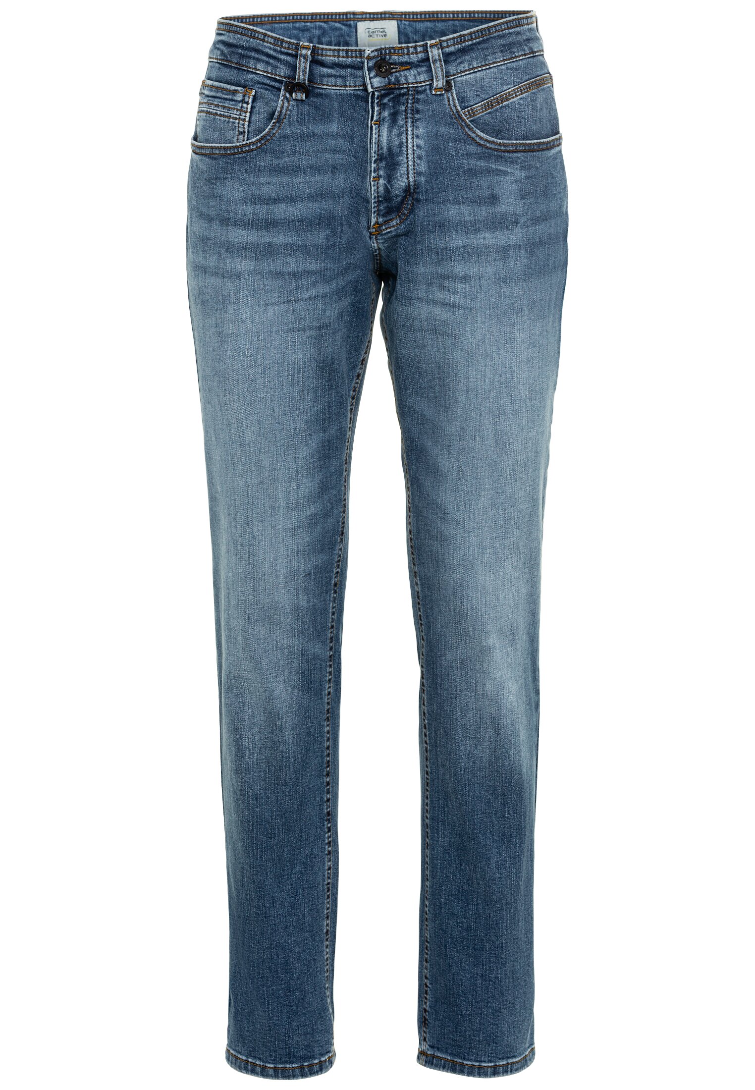 Woodstock Relaxed Fit Jeans i Ocean Blue fra Camel Active