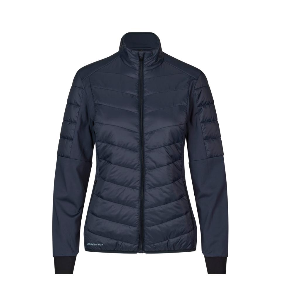 Women Hybrid Jakke Navy 2x Large fra Geyser
