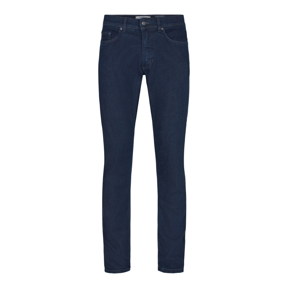 Jeans Fitted Super Stretch 494 7594 400 Dark Navy 46w 32l fra Sunwill