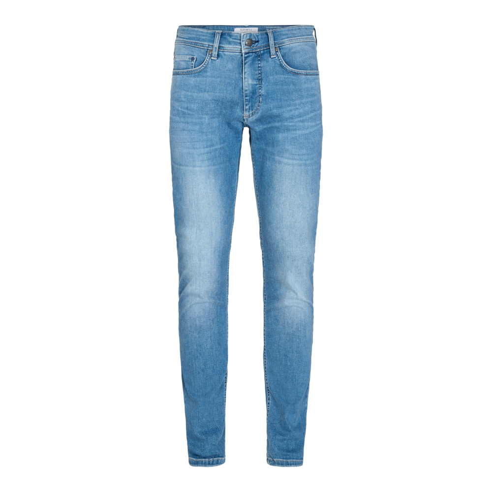 Jeans Fitted Super Stretch 494 79999 455 Light Blue fra Sunwill