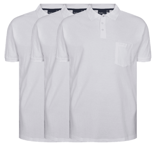 North 56°4 3 Pack Polo 99011 0000 4x Large fra North Lititude