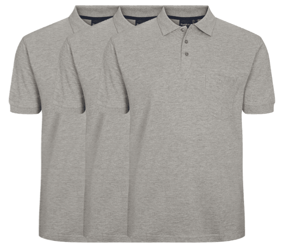 North 56°4 3 Pack Polo 99011 0050 2x Large fra North Lititude