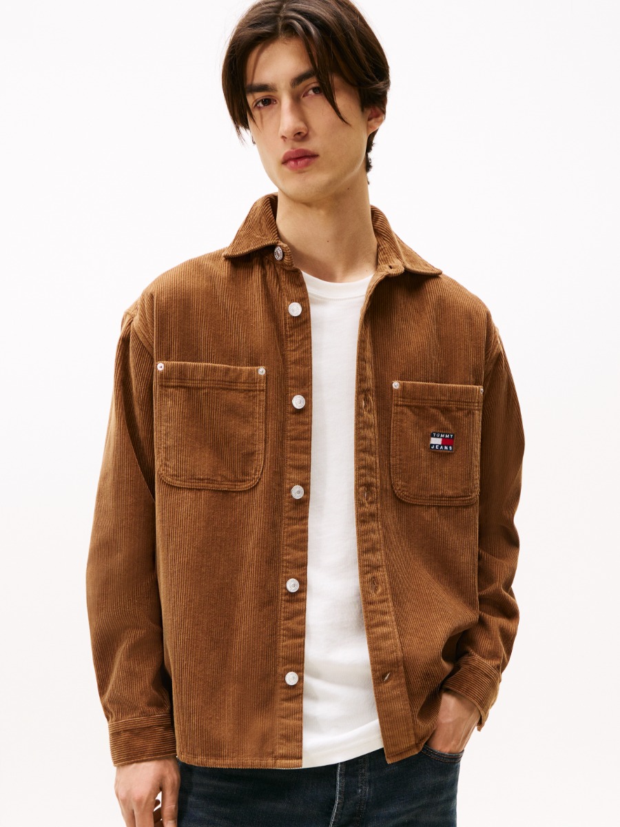 Fløjls Overshirt fra Tommy Hilfiger