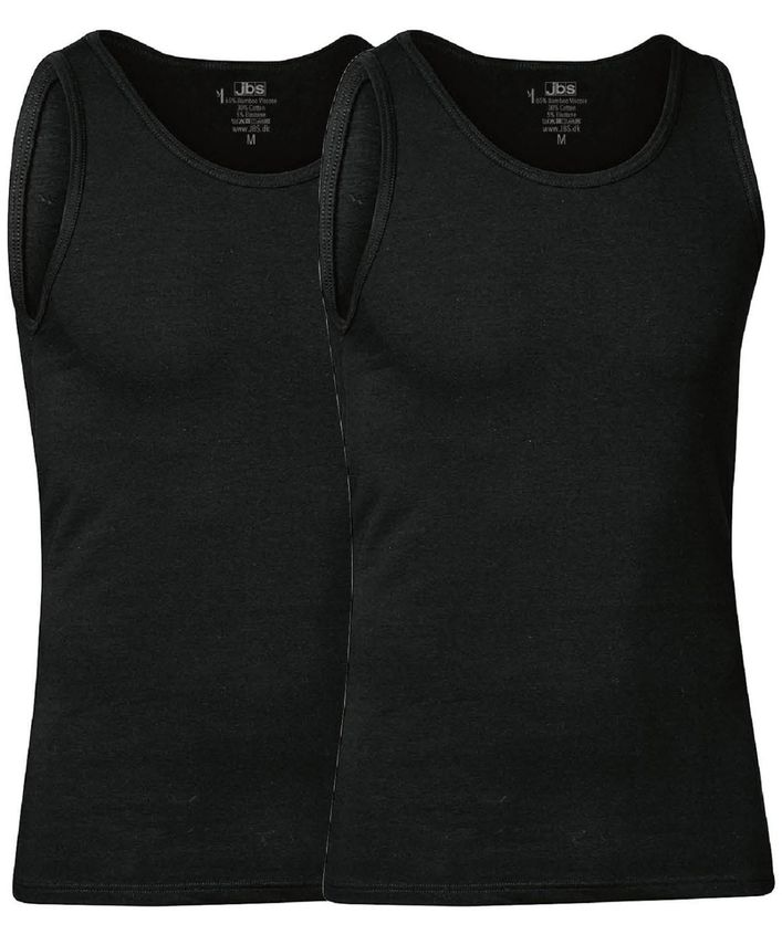 2-pak Bambus Singlet fra JBS – Komfortabelt Basisundertøj
