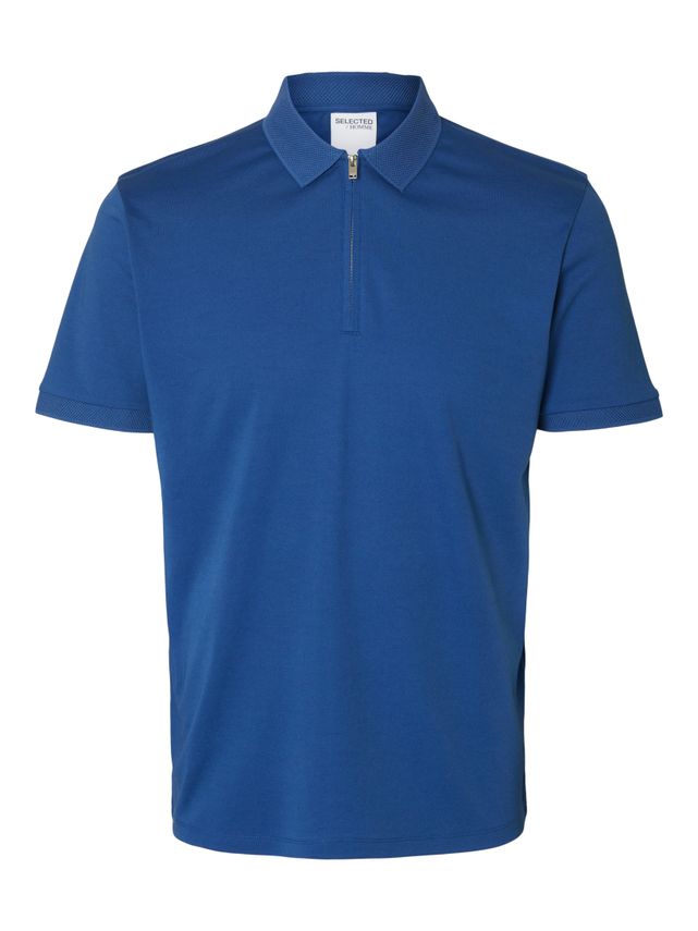 Forvandl din stil med Selected Slhfave Polo med lynlås!