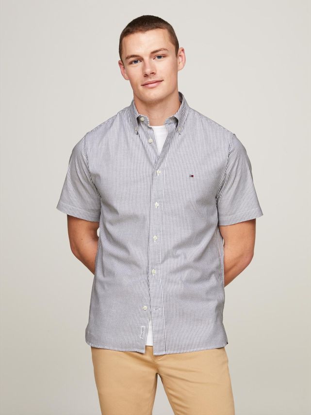 1985 Flex Oxf Stp Rf Shirt S S fra Tommy Hilfiger