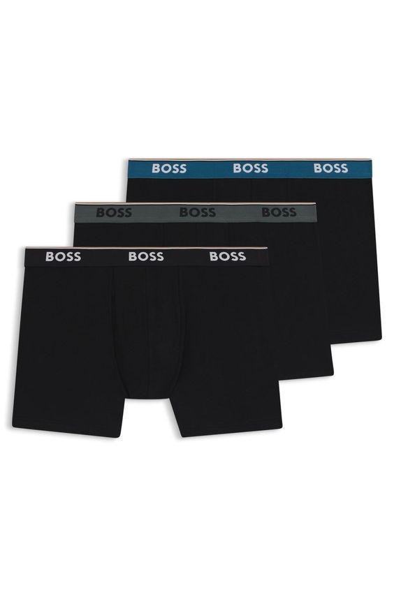 BOSS Boxershorts 3-pak med Strækstriber og Komfort