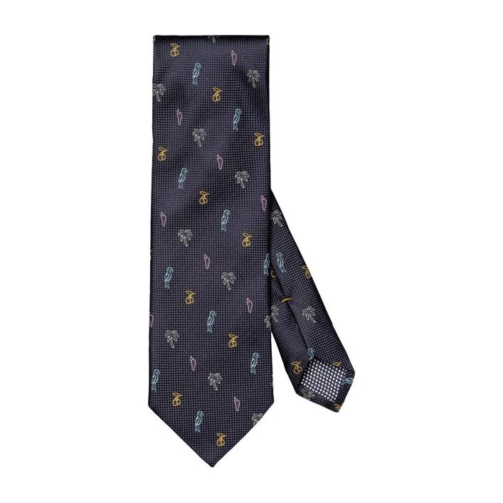 Motif Woven Silk Tie fra Eton
