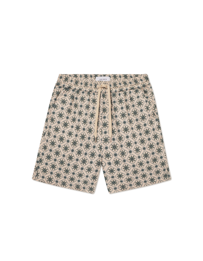 Otto Aop Tapestry Shorts fra Les Deux