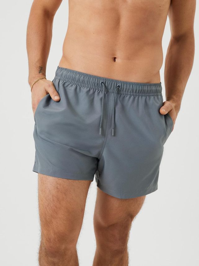 Stilfulde Borg Badeshorts i Pastel Gul - Bæredygtig Sommerlook