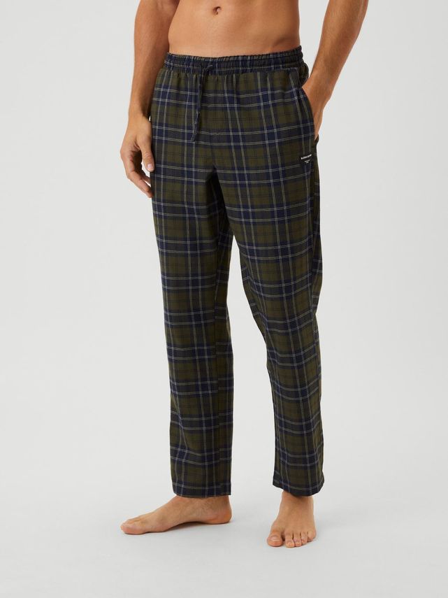 Core Pyjama Pant, Bb Light Blue Tartan fra Björn Borg