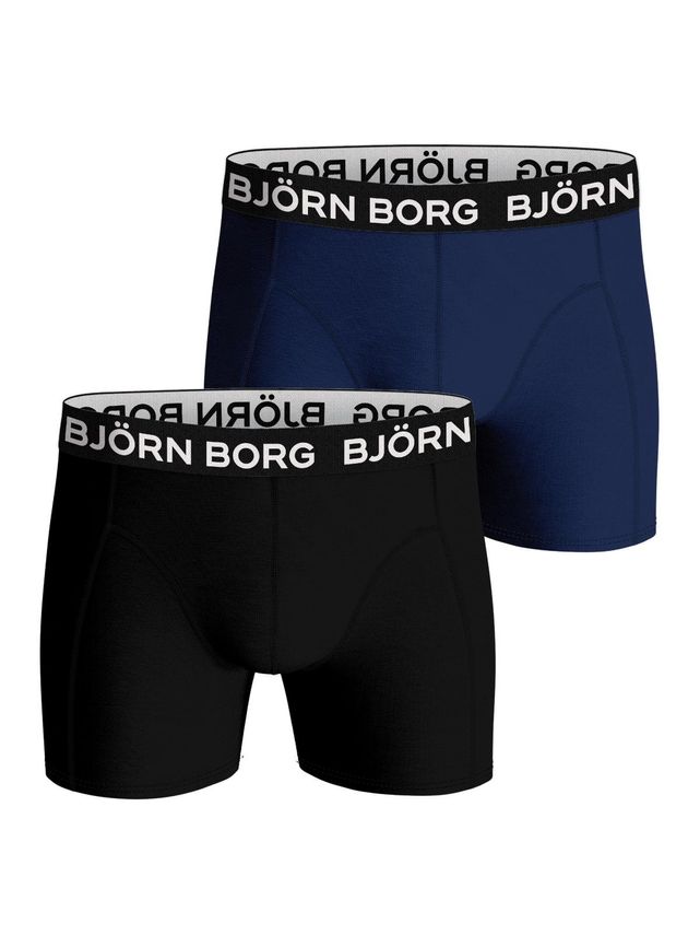 Bambus-Bomulds Boxershorts 2-pak fra Björn Borg - Komfortabelt valg!