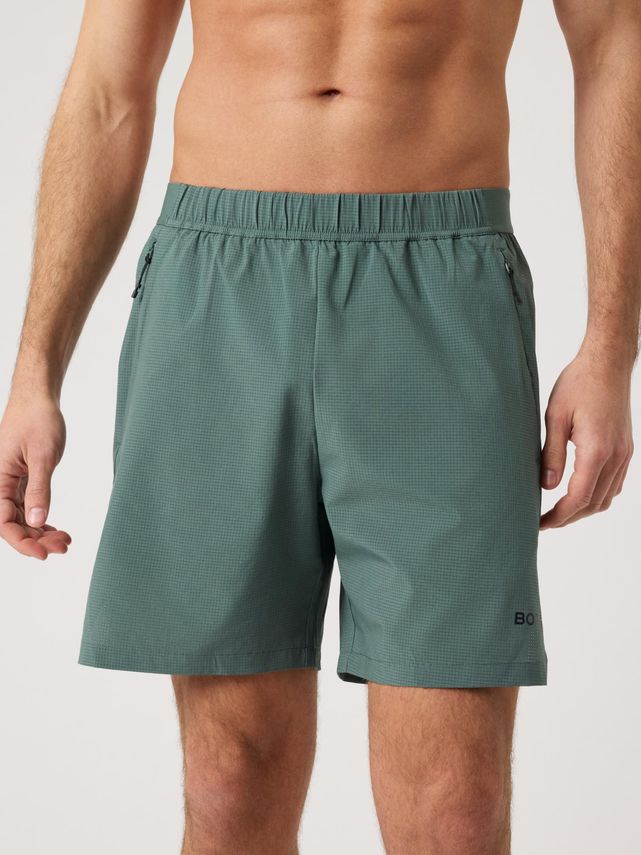 Borg Zip Shorts, Brushed Nickel fra Björn Borg