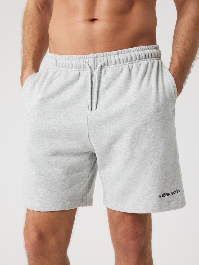 Borg Classic Sweatshorts, Brushed Nickel fra Björn Borg