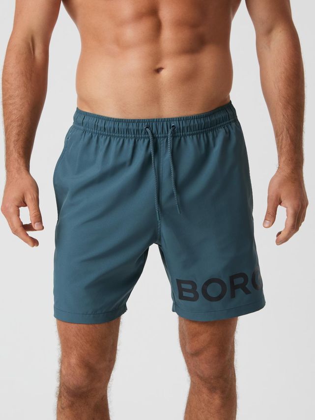 Borg Swim Shorts, Bone White fra Björn Borg