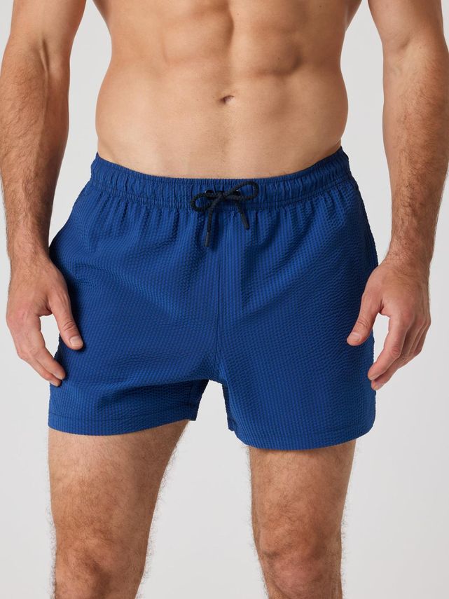 Borg Seersucker Swim Shorts, Bb Swim Stripe 6 fra Björn Borg