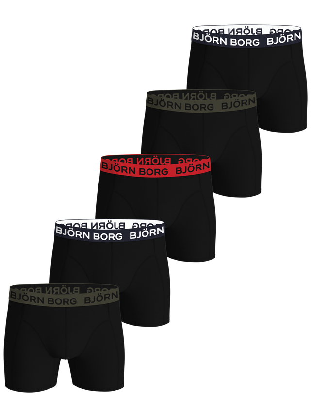 Cotton Stretch Boxer 5p, Multipack 2 fra Björn Borg