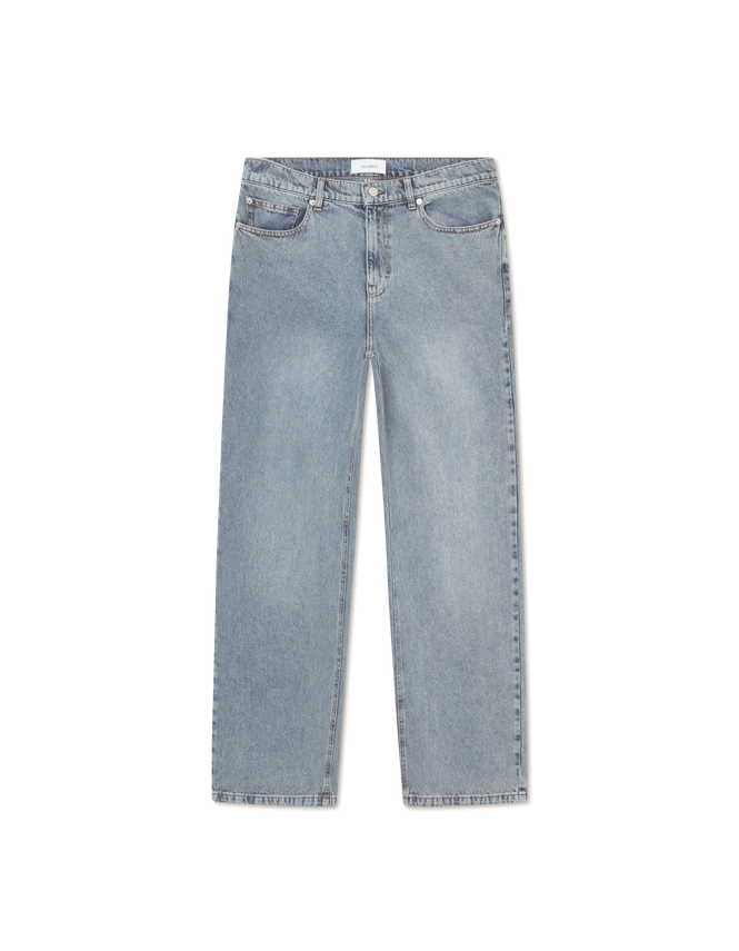 Roi Washed Denim Jeans fra Les Deux