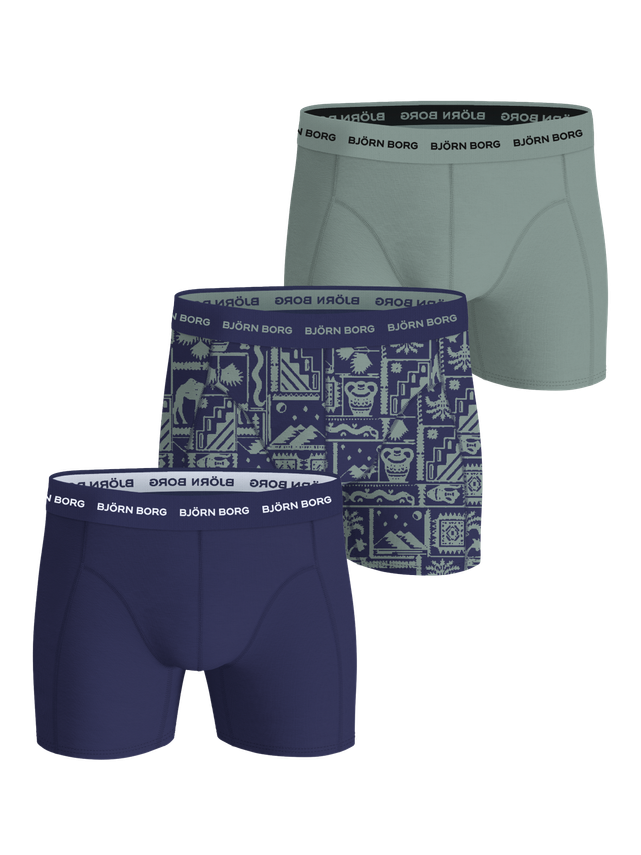 Cotton Stretch Boxer 3p, Multipack 4 fra Björn Borg